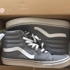 High top grey vans